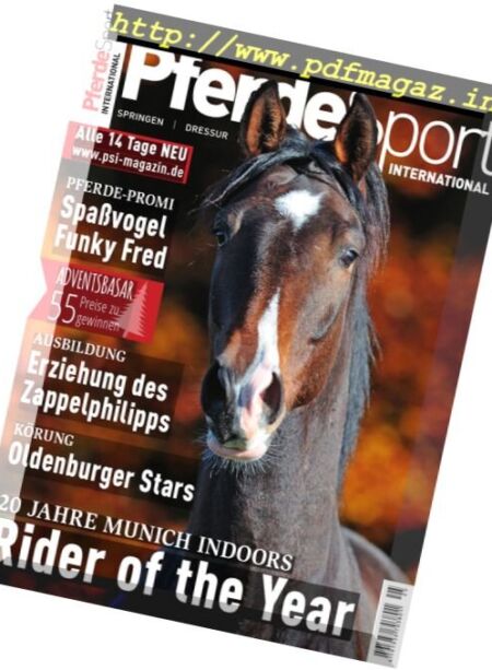 Pferdesport International – 26 November 2017 Cover