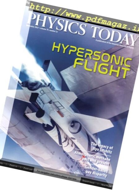 Physics Today – November 2017 Cover