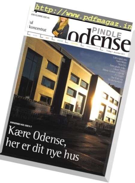 Pindle Odense – 1 december 2017 Cover