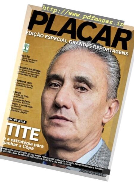 Placar Brazil – Julho 2017 Cover