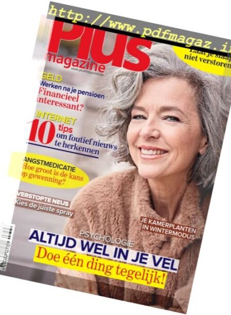 Plus Magazine – Dutch Edition – November 2017 Cover