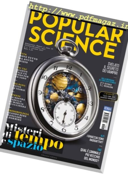 Popular Science Italia – Ottobre-Novembre 2017 Cover