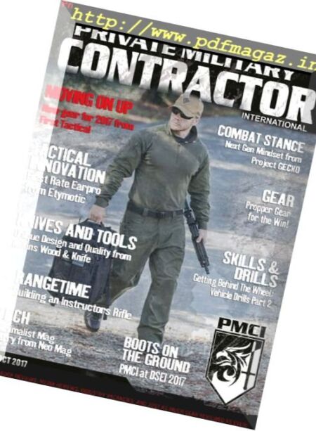 Private Military Contractor International – October 2017 Cover