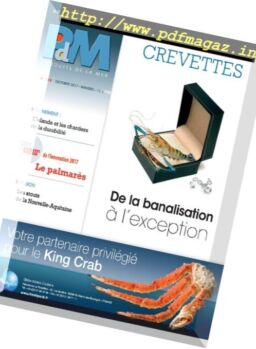 Produits de la Mer – Octobre 2017