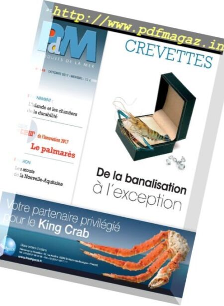 Produits de la Mer – Octobre 2017 Cover