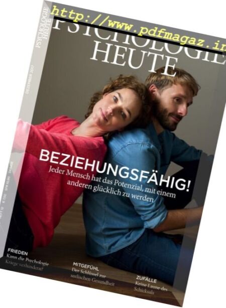 Psychologie Heute – Dezember 2017 Cover