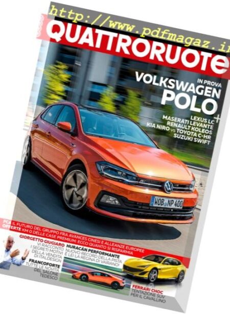 Quattroruote Italia – Ottobre 2017 Cover