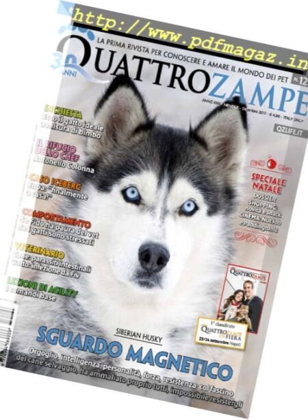 QuattroZampe – Dicembre 2017 Cover