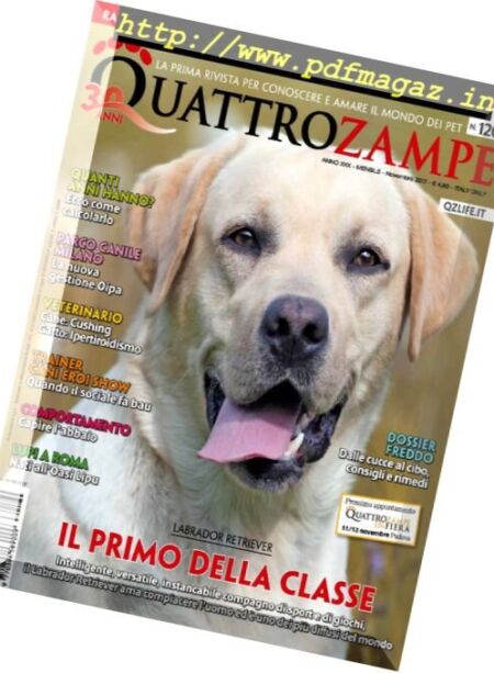 QuattroZampe – Novembre 2017 Cover