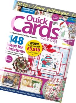 Quick Cards Made Easy – December 2017