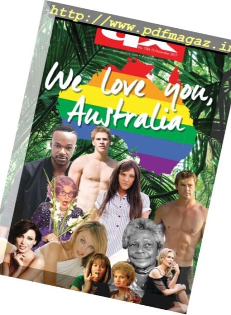 QX Magazine – 15 November 2017 Cover