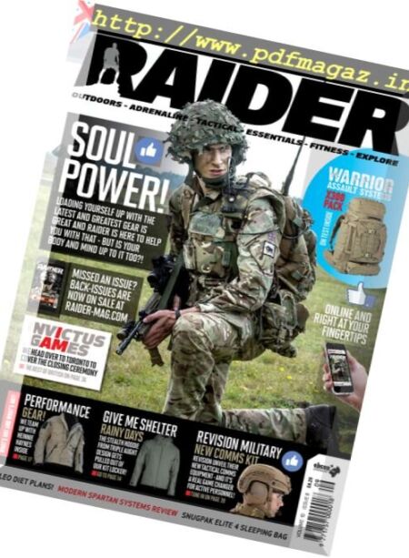 Raider – November 2017 Cover