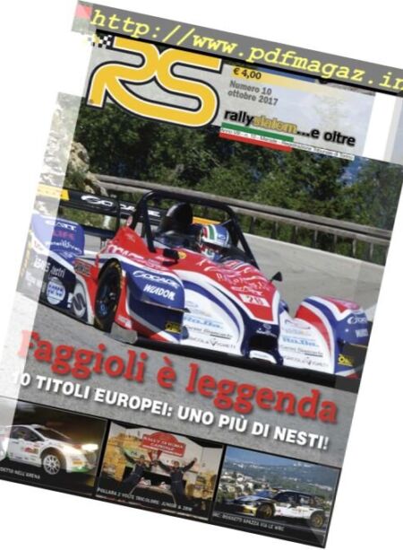 Rally Slalom – Ottobre 2017 Cover