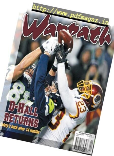 Redskins Warpath – December 2017 Cover
