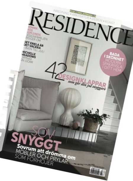 Residence Sweden – Nr.10 2017 Cover