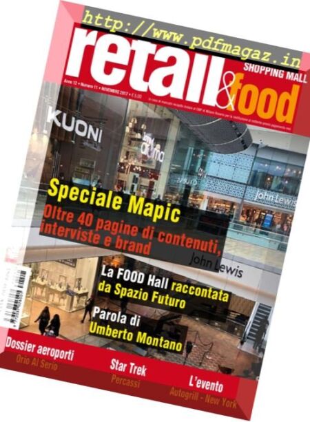 Retail & Food – Novembre 2017 Cover