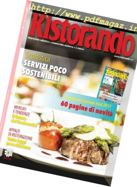Ristorando – Ottobre 2017 Cover