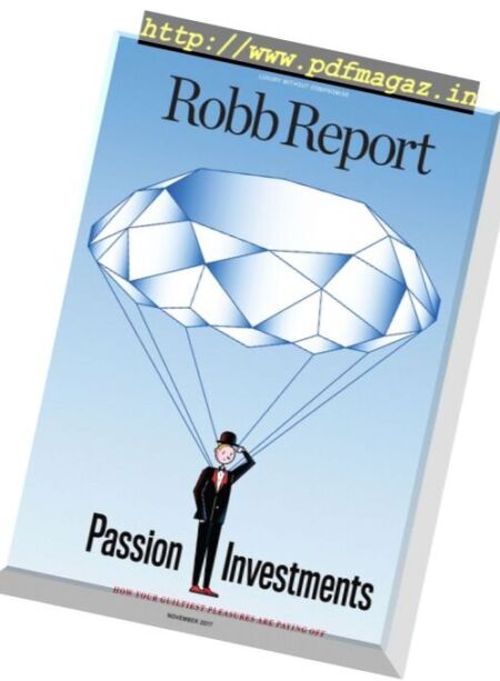 Robb Report – 1 November 2017 Cover