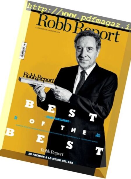 Robb Report Spain – Octubre 2017 Cover
