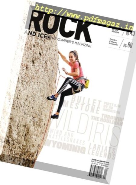 Rock and Ice – February 2018 Cover