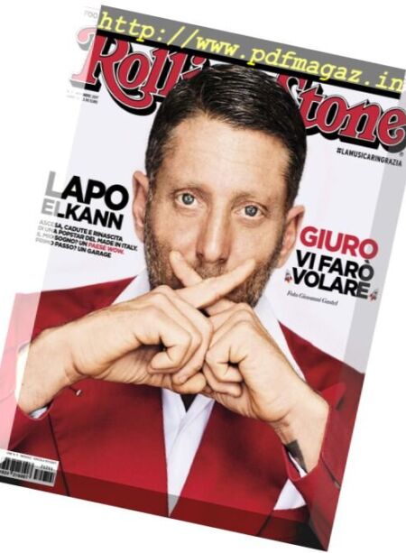 Rolling Stone Italia – Novembre 2017 Cover