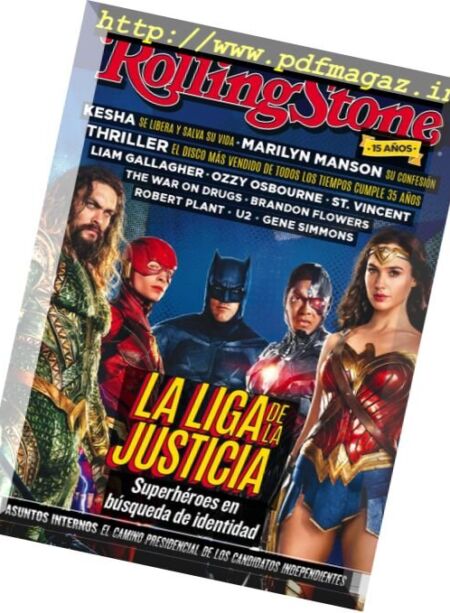 Rolling Stone Mexico – noviembre 2017 Cover