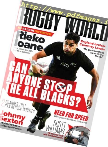 Rugby World – December 2017 Cover