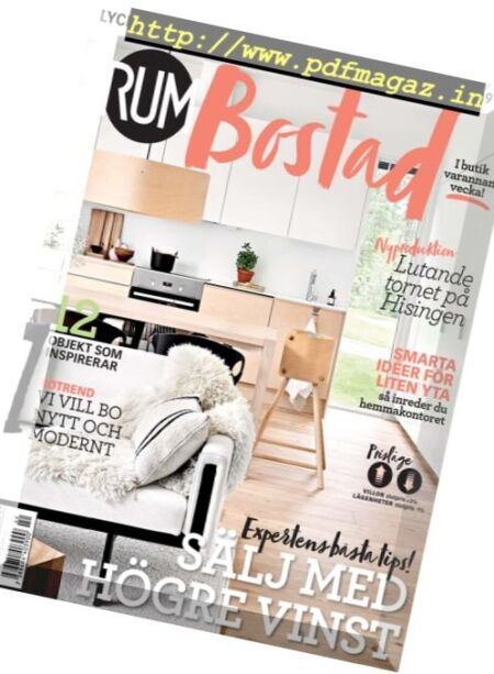 Rum Bostad – 26 oktober 2017 Cover