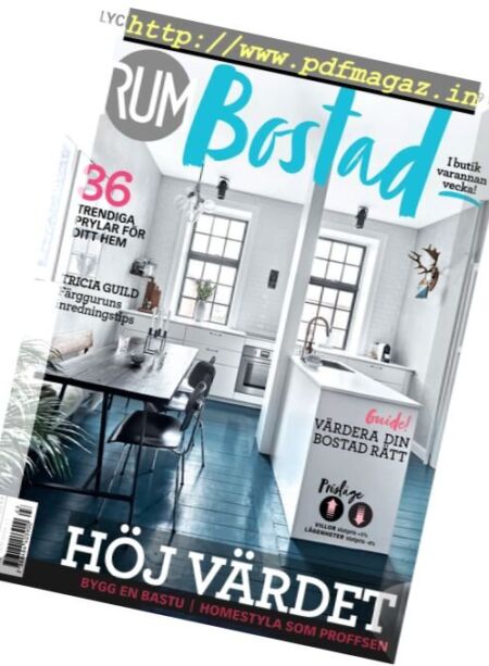 Rum Bostad – 9 november 2017 Cover