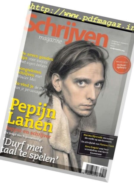 Schrijven Magazine – Oktober 2017 Cover