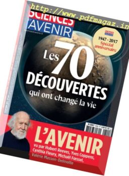 Sciences et Avenir – Novembre 2017