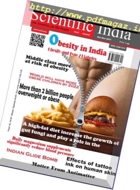 Scientific India – November-December 2017 Cover