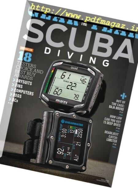 Scuba Diving – November-December 2017 Cover