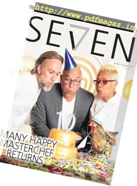 Se7en – 4 November 2017 Cover