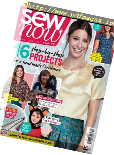 Sew Now – December 2017 Cover