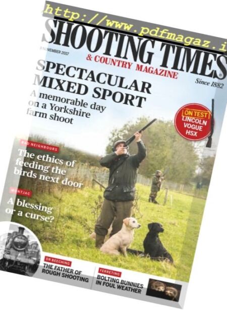 Shooting Times & Country – 8 November 2017 Cover
