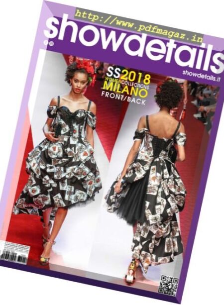 Showdetails Milano Front Back – March 2018 Cover