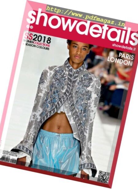 Showdetails Paris+London – March 2018 Cover