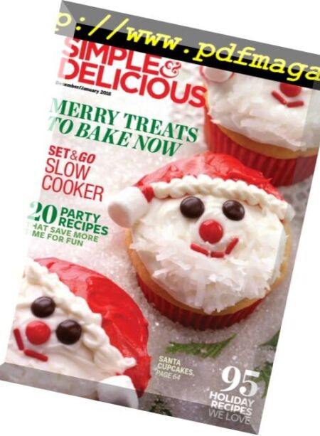 Simple and Delicious – December 2017 Cover