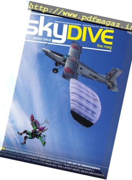 Skydive – November 2017 Cover