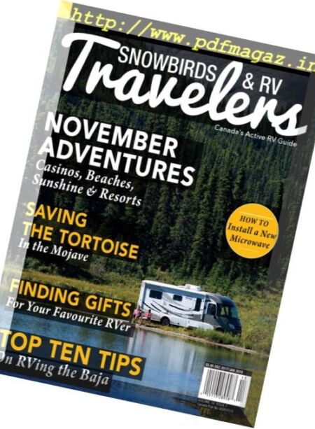 Snowbirds & RV Travelers – November 2017 Cover