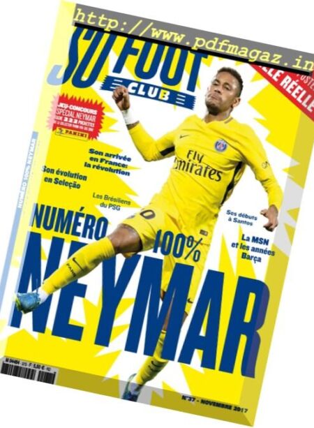 So Foot Club – 8 novembre 2017 Cover