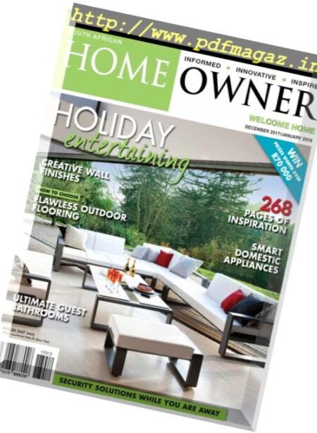 South African Home Owner – December 2017 Cover