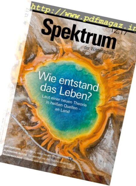 Spektrum der Wissenschaft – Dezember 2017 Cover