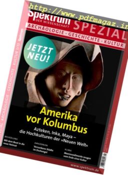 Spektrum der Wissenschaft – Spezial Archaologie Geschichte Kultur – Nr.1 2013