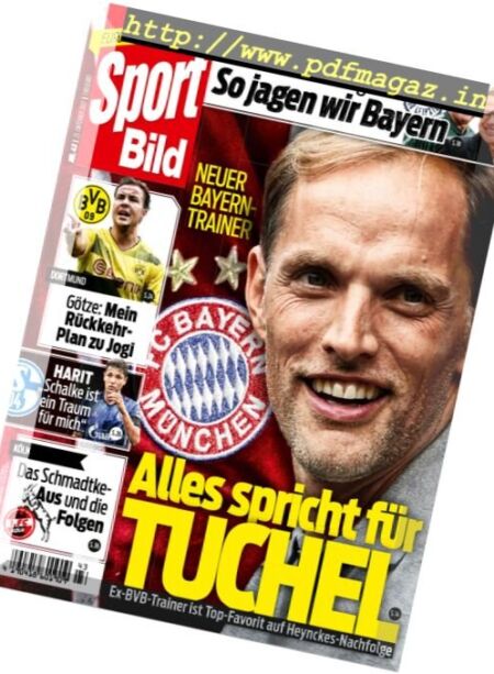 Sport Bild – 25 Oktober 2017 Cover