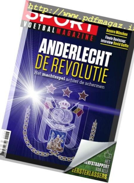 Sport Voetbal Magazine – 22 November 2017 Cover