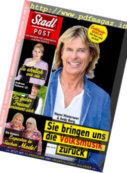 Stadlpost – Oktober 2017