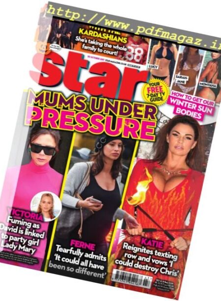 Star Magazine UK – 30 October 2017 Cover