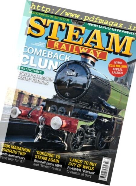 Steam Railway – November 2017 Cover